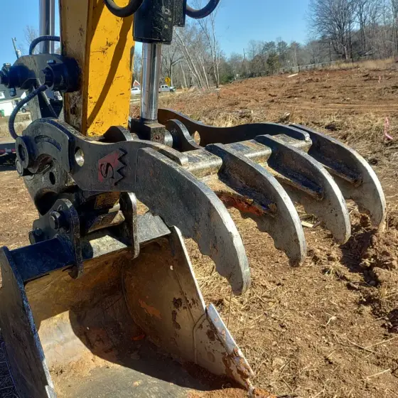 Custom welded excavator attachment
