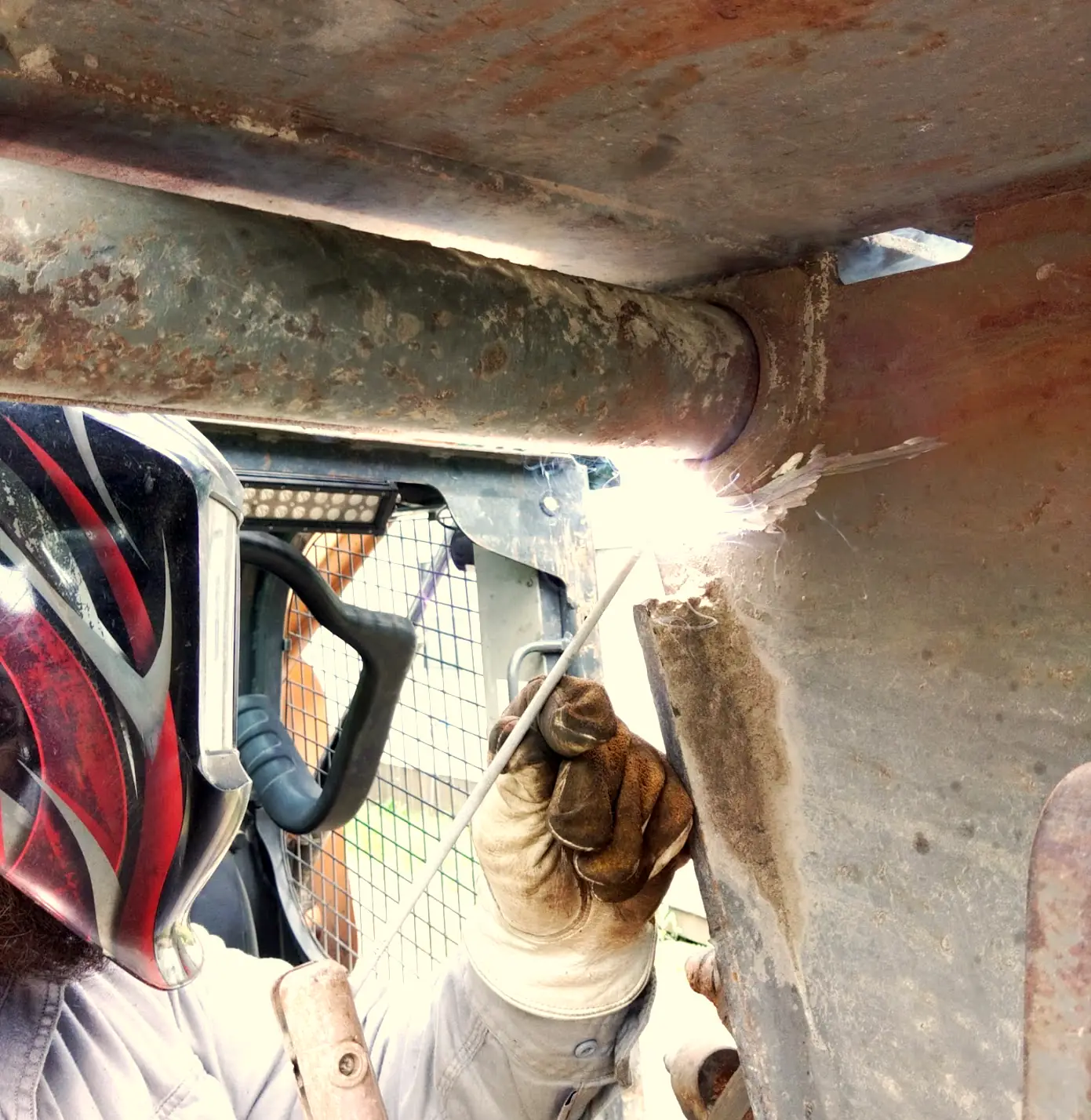 Mobile welding service in action - Professional on-site welding in Ellenboro, NC